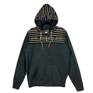 Howler Bros Brothers Shaman Zip Hoodie Men's Sz M‎ in Gray, Cotton Blend